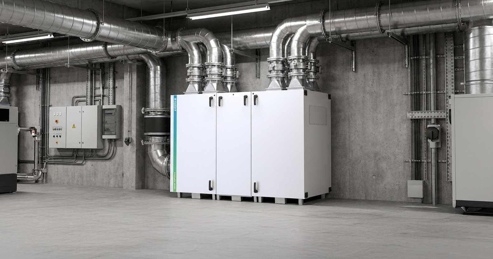Centrale de traitement d'air en local technique